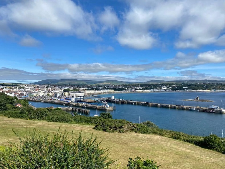 The Isle of Man & Great Laxey Wheel 