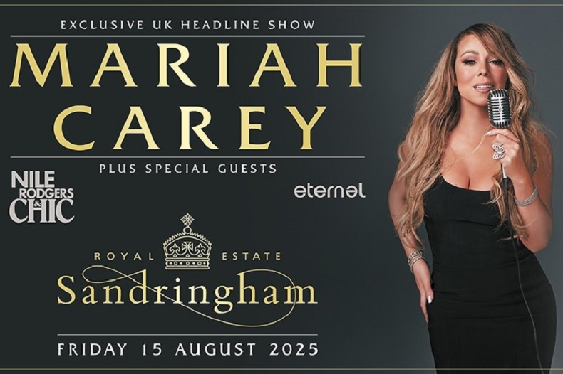Mariah Carey at Sandringham - Travel Only